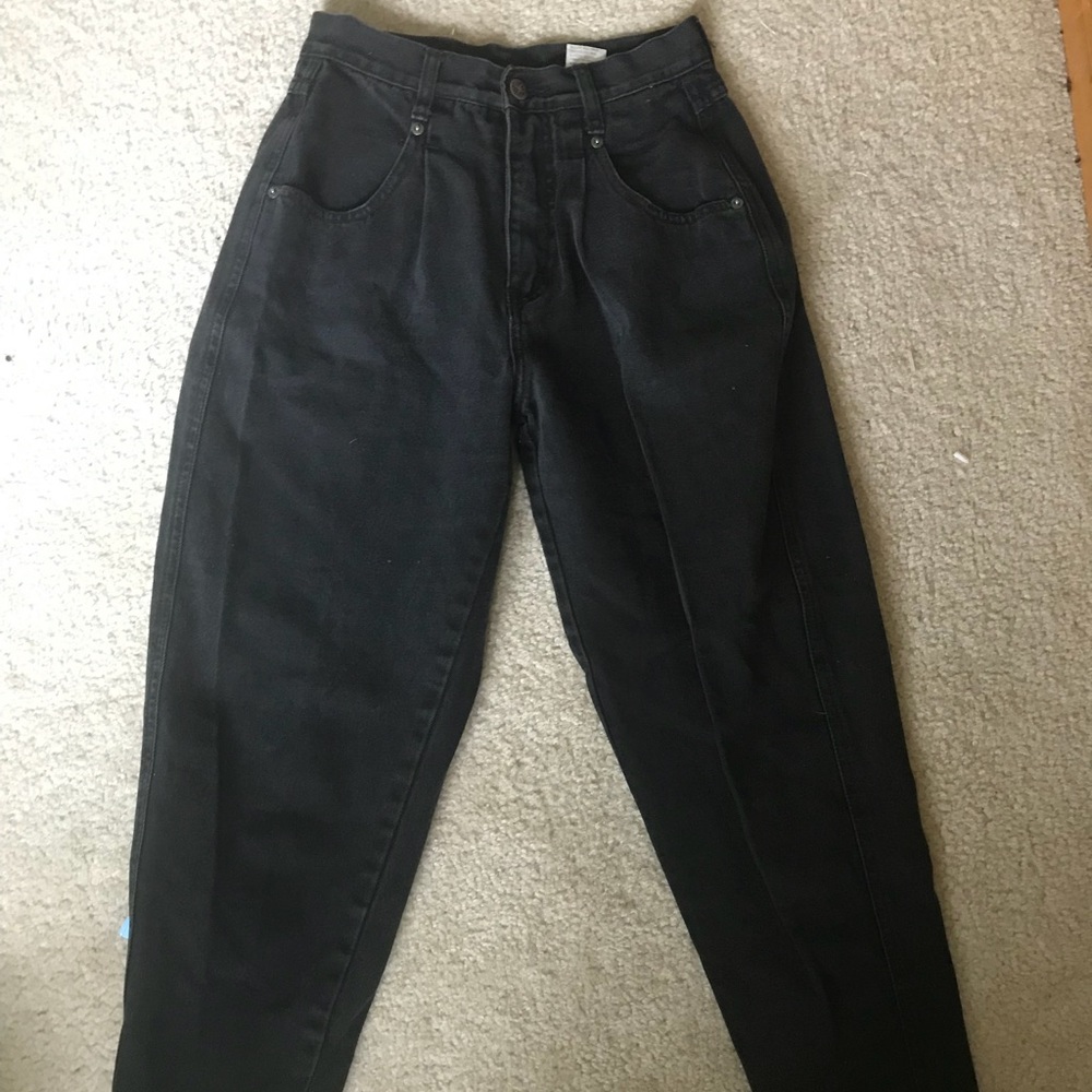 Black brittania mom jeans Size 6